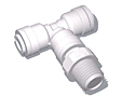 QBTG Series Swivel Branch Polypropylene Tee Fitting